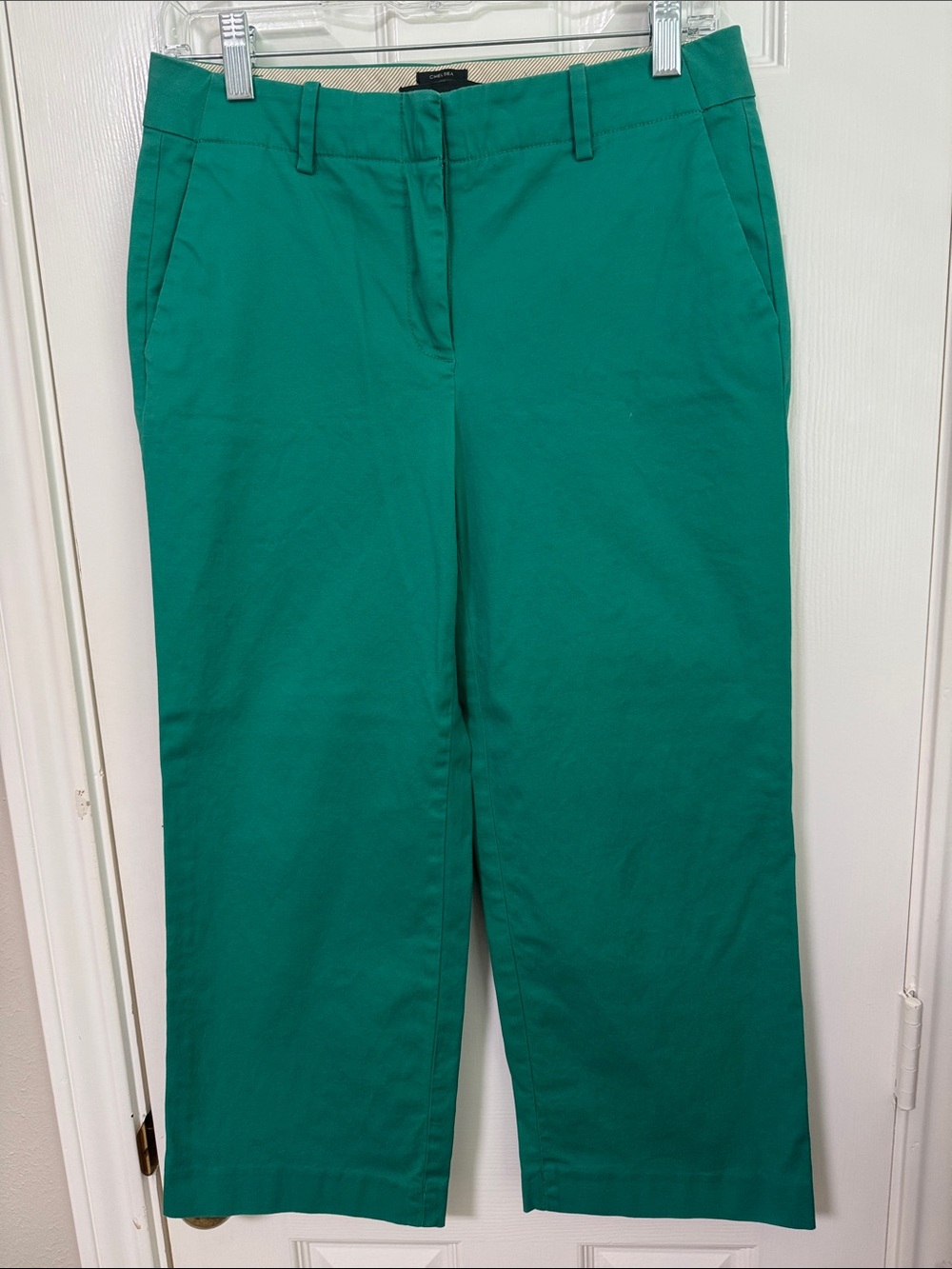 Talbots Emerald Cropped Straight-Leg Pants
